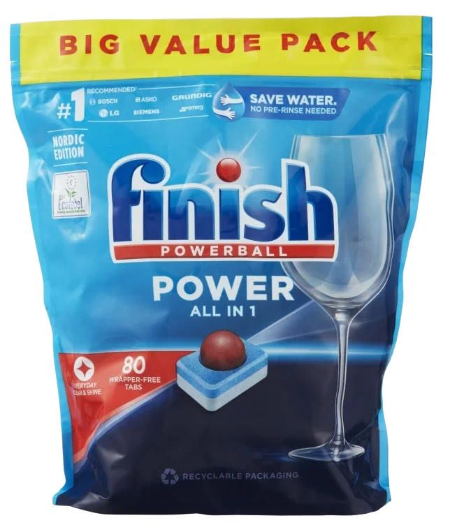 Finish Power Aio 80t