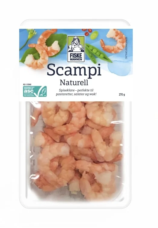Scampi Asc 270g Fiskemannen