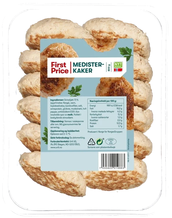 Medisterkaker 800g First Price