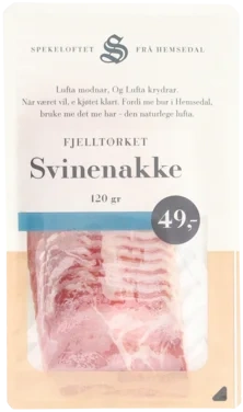 Svinenakke 120 g Fjelltørket
