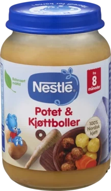 Potet&Kjøttboller 8mnd 190g Nestle