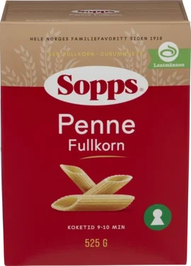 Sopps Penne Fullkorn 525g