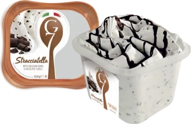 Stracciatella 1l G7 Ekte Italiensk Iskrem