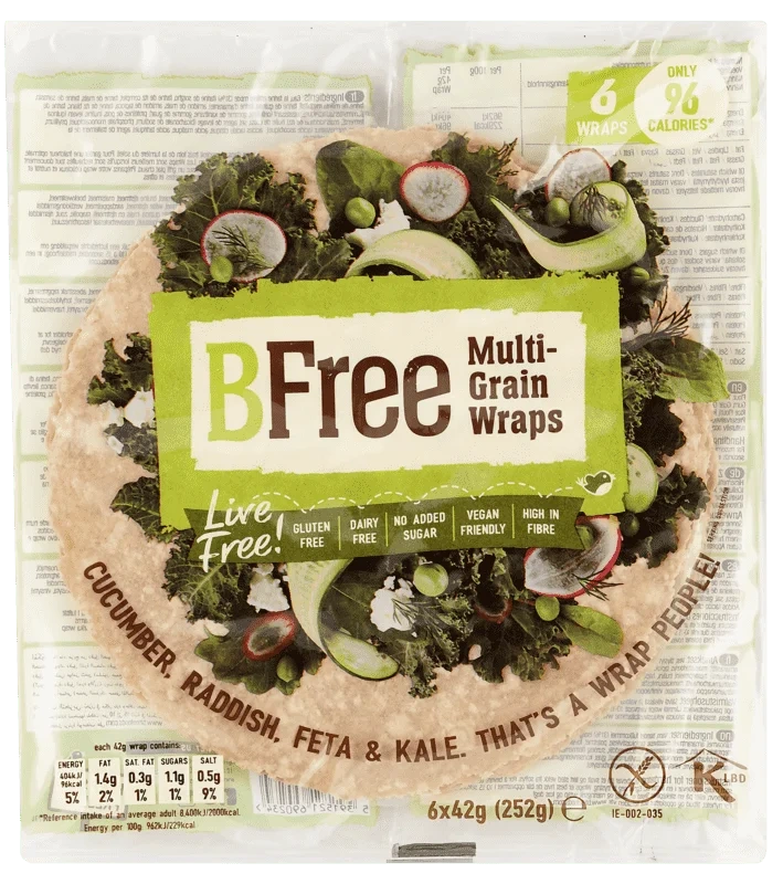 Bfree Fullkorn Wraps Glutenfri 6stk