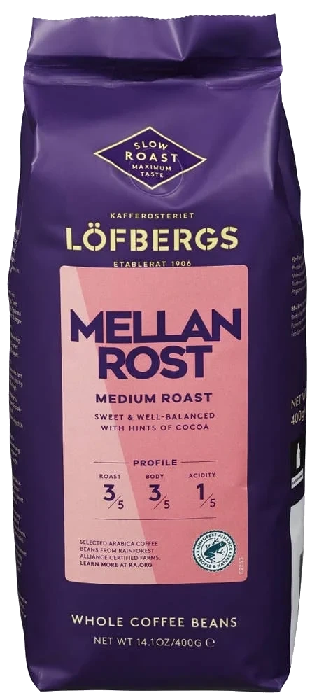 Mellanrost Hele Bønner 400gr