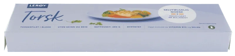 Lerøy Torsk Blokk 400g