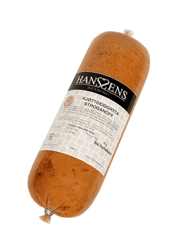 Kjøttdeiggryta Stroganoff 700g Hanssens