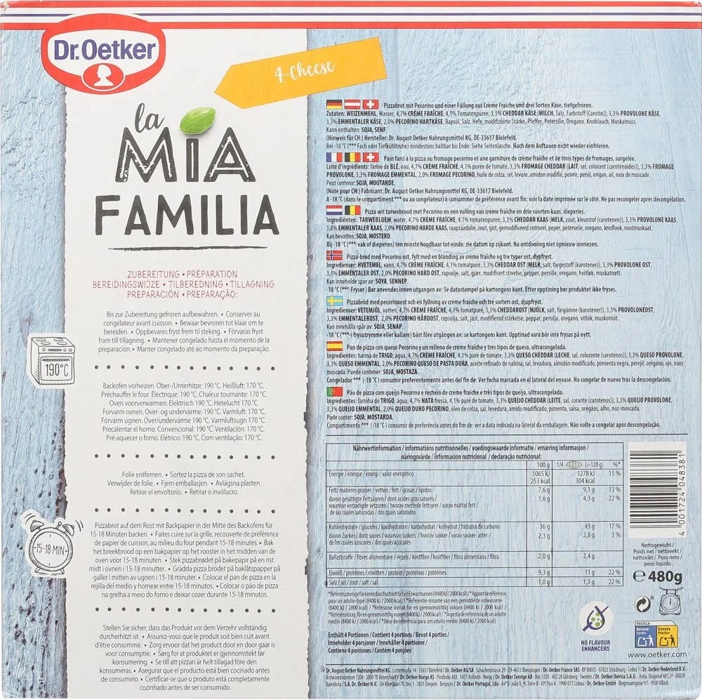 La mia familia 4 Cheese
