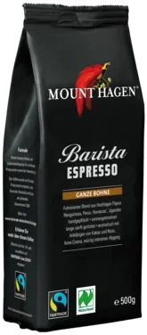Mount Hagen Espresso Bønner Arabica Barista 500g