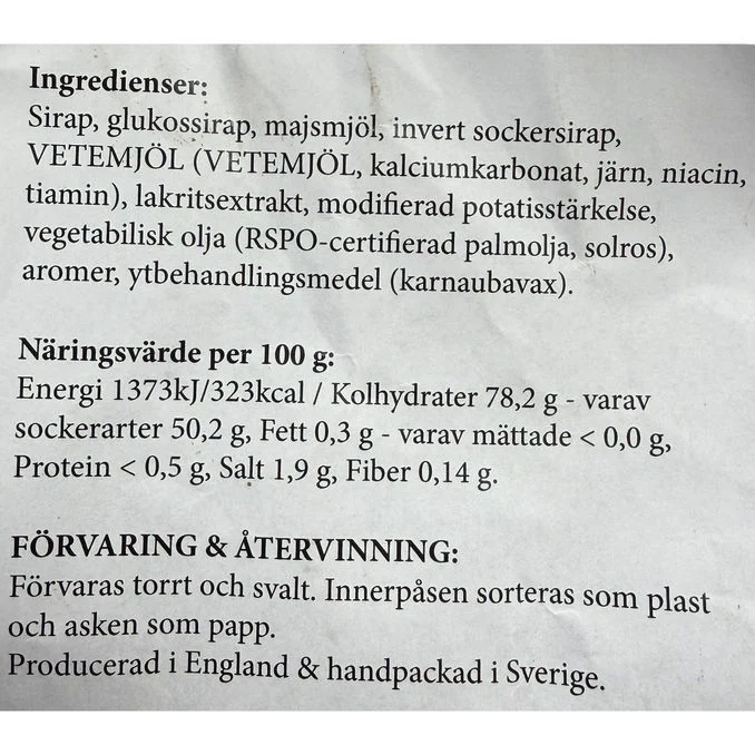 Engelsk Sötlakrits 1 kg