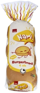 Coop Nam Store Burgerbrød 540g