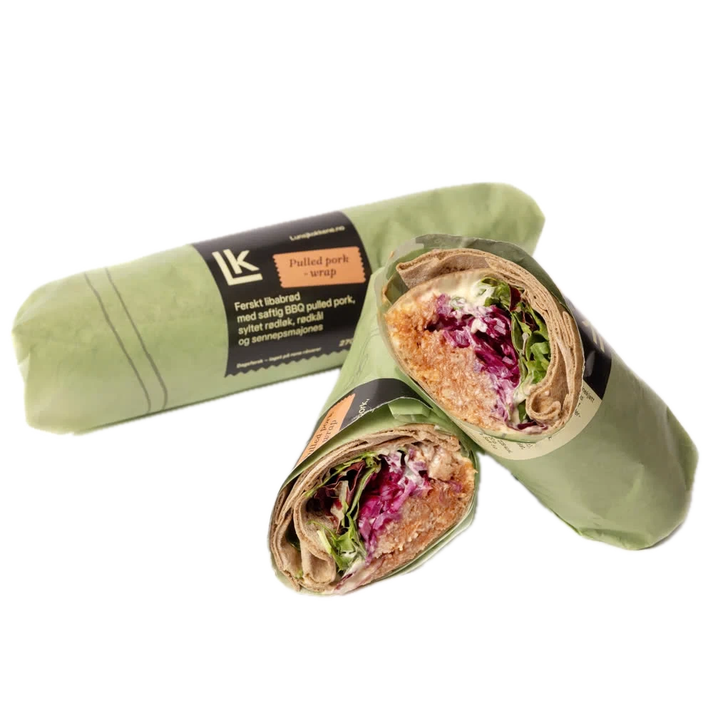 Wrap med Pulled Pork 270g