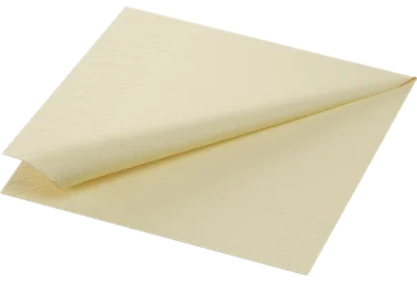 Servietter 33cm 3l Vanilje 125stk