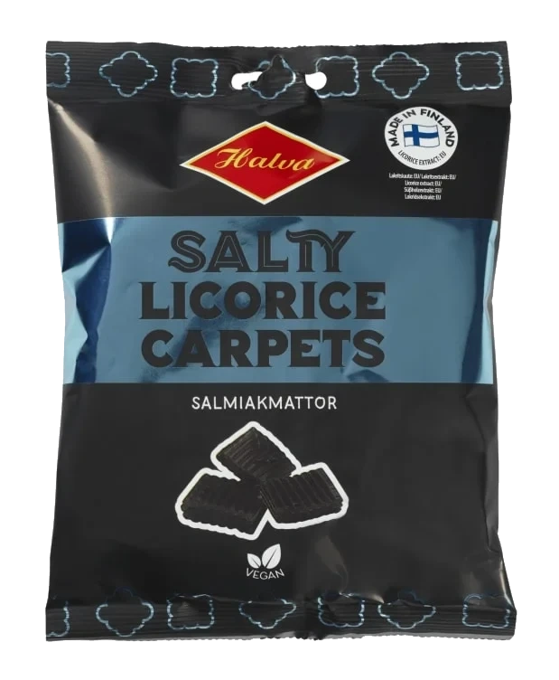 Licorice Carpets Salty 140g Halva