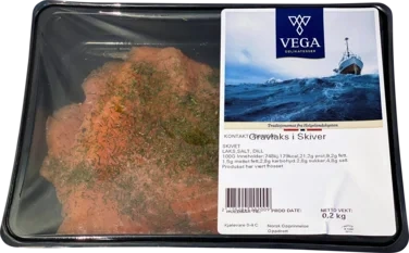 Gravet Laks Skivet 200g Vak