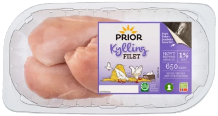 Kyllingfilet 700g Prior