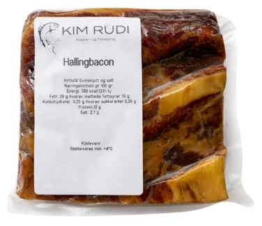 Hallingbacon i Skiver