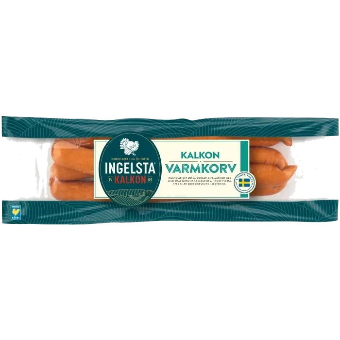 Varmkorv Kalkon 360g Ingelsta kalkon