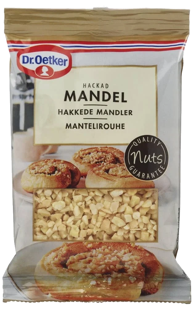 Hakkede mandler