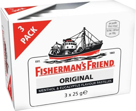 Fishermans Friend Original 3 pack 75g