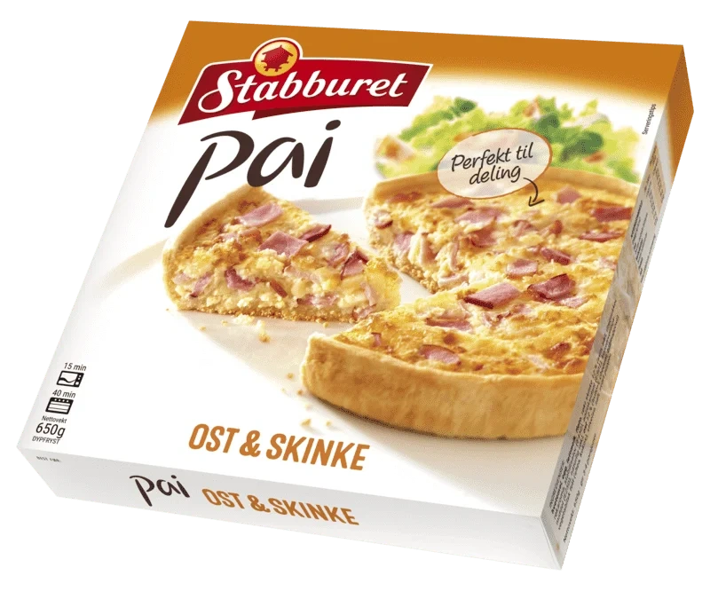 Pai Stor Ost&Skinke 650g Stabburet