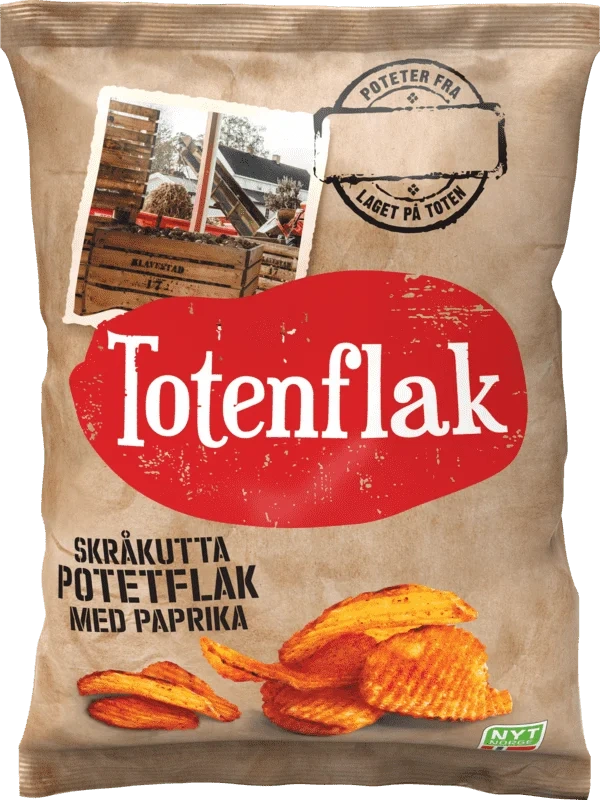 KiMs Totenflak Skråkutta Paprika 180g