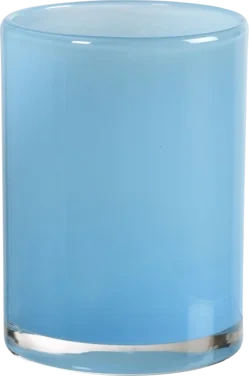 Lysholder Glass 115x85mm Silky Blå