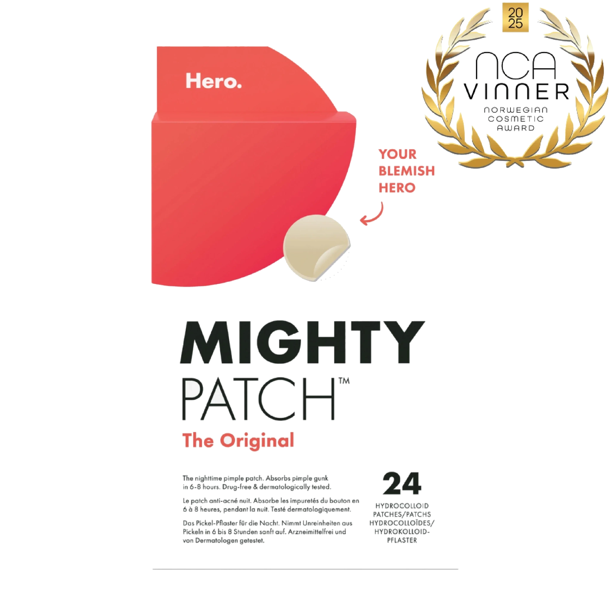 Hero Mighty Patch Original, 24 stk.