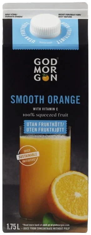 God Morgon Juice Smooth Appelsin 1,75l