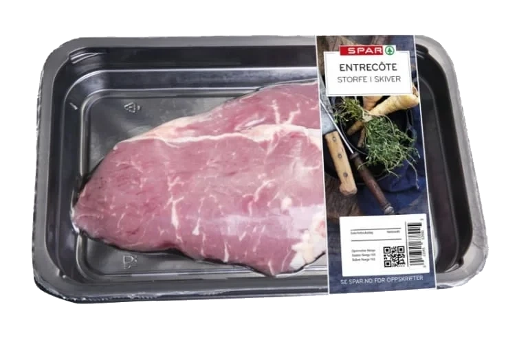 Storfe Entrecote skivet Ca350g Spar