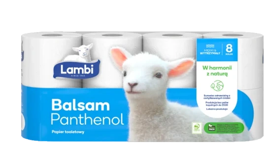 Lambi Toalettpapir 8 Pk M/lukt