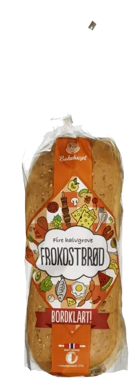 Frokostbrød Grove 4pk 300g Bakehuset