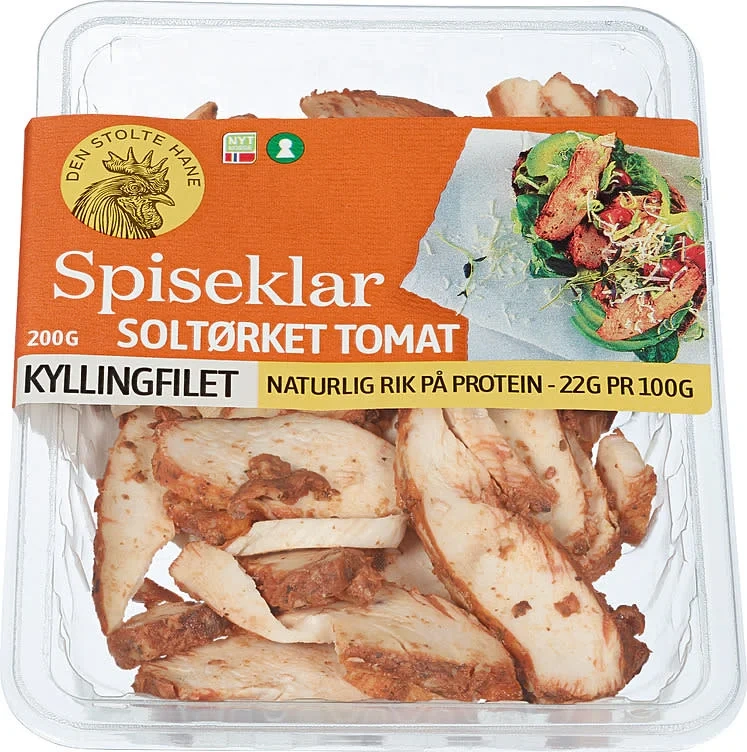 Kyllingfilet Stekt Soltørket Tomat 200g