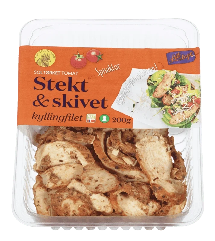 Kyllingfilet Stekt Soltørket Tomat 200g