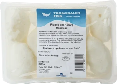 Fiskeboller med Fløte 250g