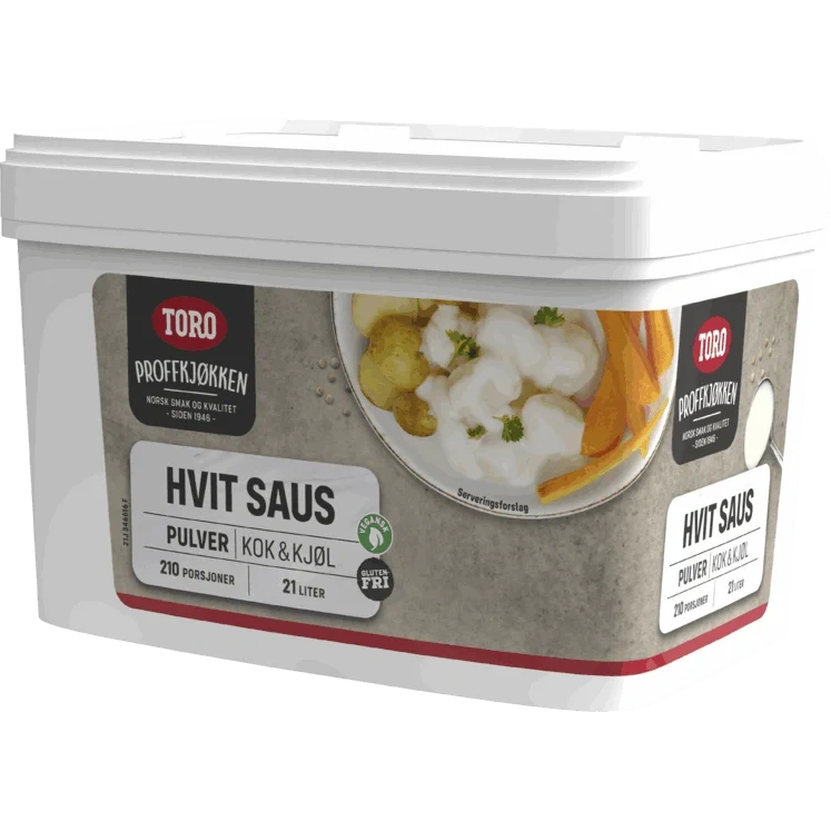 Hvit Saus Kok&Kjøl 800g Toro