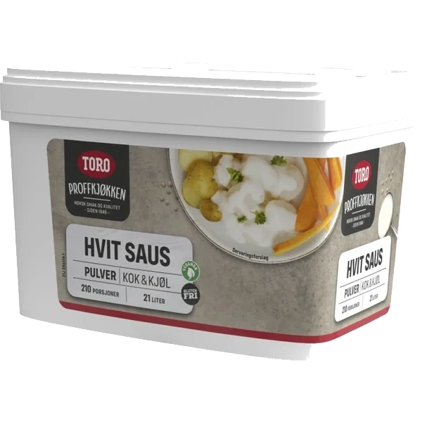 Hvit Saus Kok&Kjøl 800g Toro