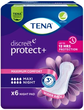 Tena Nattbind Discreet Maxi 6stk