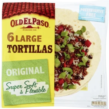 Tortillas Large Super Soft 6stk 350g Old El Paso
