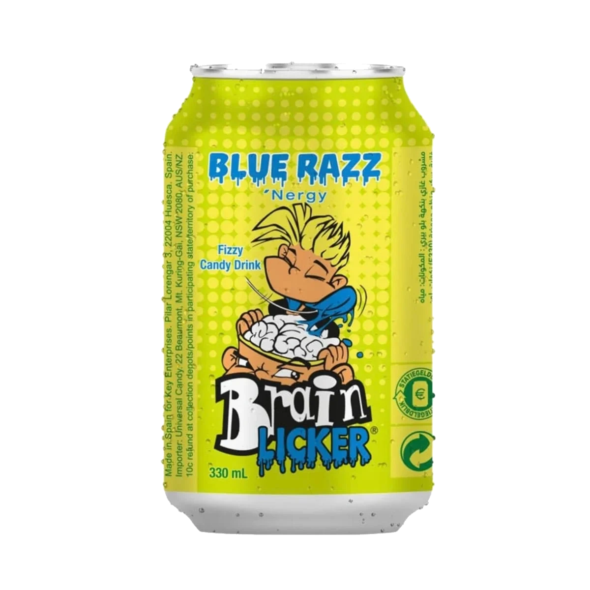 Brain Licker Sour Soda Blue Razz 330 ml