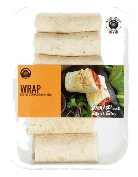 Tacowrap med storfekjøtt