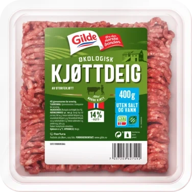 Økologisk Kjøttdeig Sf USV 14% 400g Enh