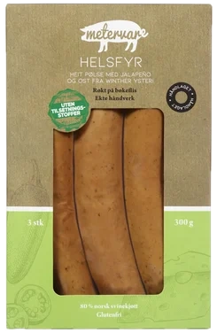 Helsfyr Ostepølse 300g Metervare