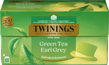 Twinings Grønn te Earl Grey 12x25bg