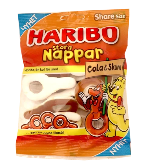 Nappar Cola & Skum 170g