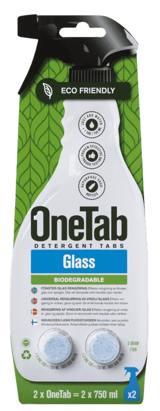 Onetab Glass Cleaning 2 tabletter