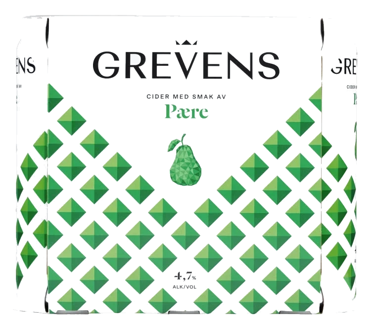 Grevens Cider Pære 0,5l Bx 6stk