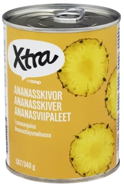 Pineapple Slices In N/j 567g, Standard Quality