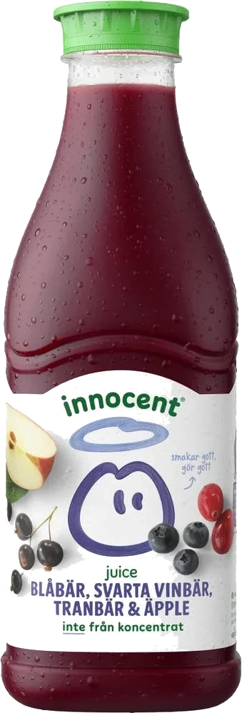 Juice Blåbär & Svartvinbär