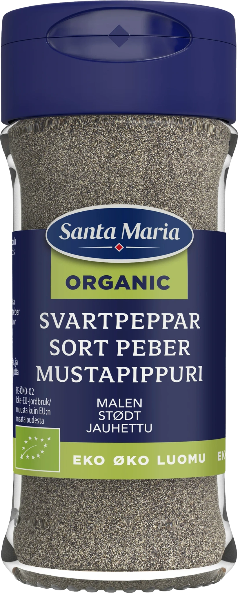 Organic Svartpeppar Malen